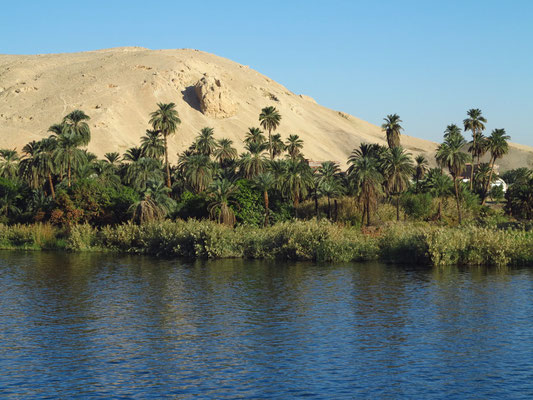 Der Nil zwischen Edfu und Esna