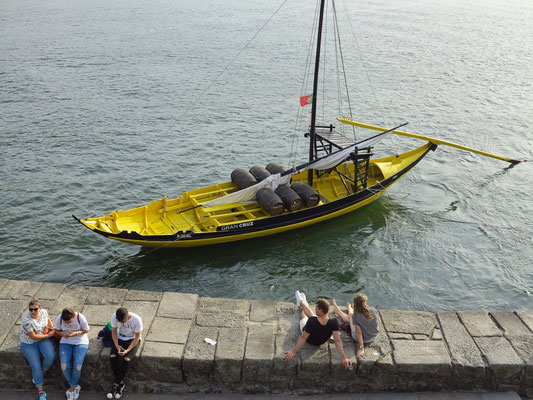 Portweinbarke auf dem Douro