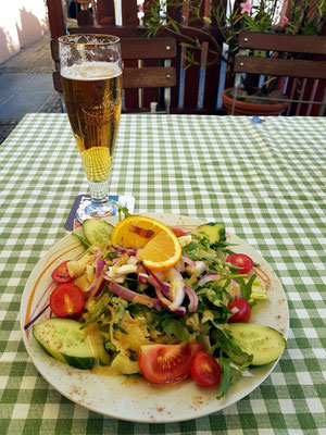 Abendessen im Restaurant Il Confine