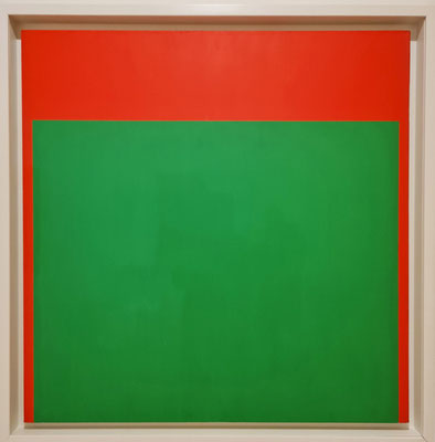 Ellsworth Kelly: Green-Red, Oil on canvas, 1964