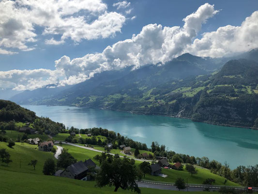 der Walensee von oben