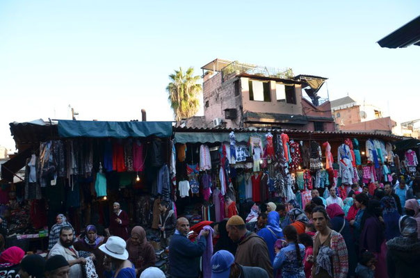 im Souk beim Platz der Gaukler