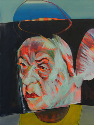 Catherine Servaes (the Legacy, Nr 93) --- oil and acrylic on canvas --- 30,5 cm x 40,6 cm --- 2021