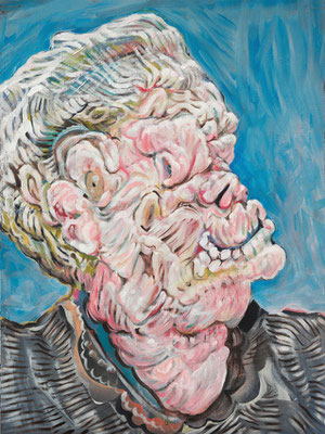 Paloma Ferrari, (the Legacy, Nr 18) --- oil on  canvas ---  30,5 cm  x 40,6 cm --- 2018 --- sold