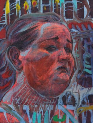 Jody Weber  (the Legacy, Nr 137) --- oil and acrylic on canvas --- 30,5 cm x 40,6 cm --- 2023