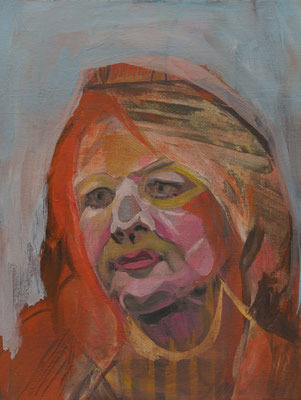 Nicole van Rijn  (the Legacy, Nr 109) --- oil and acrylic on canvas --- 30,5 cm x 40,6 cm --- 2022