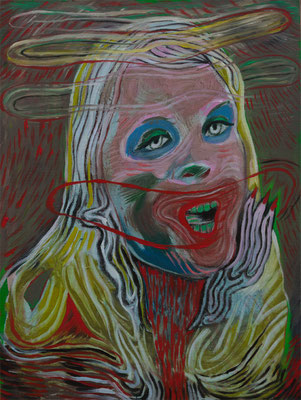 Alice in Lalaland (the Legacy, Nr 145) --- oil and acrylic on canvas --- 30,5 cm x 40,6 cm --- 2023