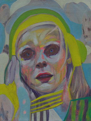 Roisin Adams (the Legacy, Nr 117) --- oil and acrylic on canvas --- 30,5 cm x 40,6 cm --- 2022