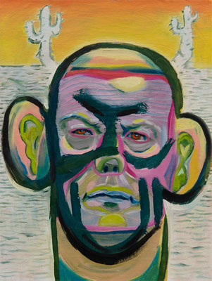 Rudolf Keaton (the Legacy, Nr 150) --- oil and acrylic on canvas --- 30,5 cm x 40,6 cm --- 2023