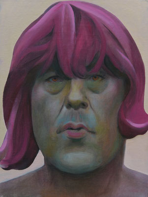 Elle Maggoo (the Legacy, Nr 169) --- acrylic and oil on panel --- 30,5 x 40,6 cm --- 2024
