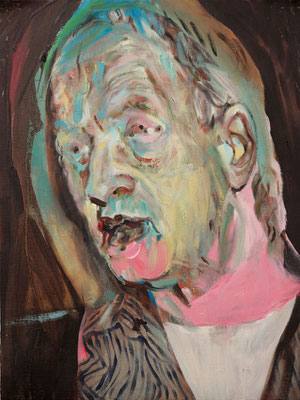 Dick Emin, (the Legacy, Nr 15) --- oil on  canvas ---  30,5 cm  x 40,6 cm --- 2018