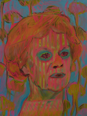 Nicole Bernhard (the Legacy, Nr 91) --- oil and acrylic on canvas --- 30,5 cm x 40,6 cm --- 2021