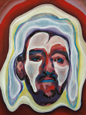 Judas Christ, (the Legacy, Nr 32) --- oil on  canvas ---  30,5 cm  x 40,6 cm --- 2019