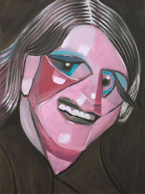 Susan Fergason (the Legacy, Nr 59) --- oil on canvas --- 30,5 cm  x 40,6 cm --- 2020