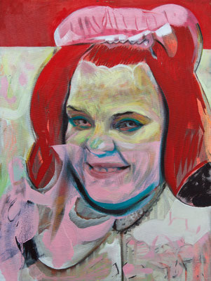 Regan Dunst (the Legacy, Nr 133) --- oil and acrylic on canvas --- 30,5 cm x 40,6 cm --- 2022