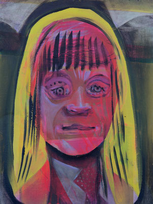 Cardi Schiffer (the Legacy, Nr 94) --- oil and acrylic canvas --- 30,5 cm x 40,6 cm --- 2021