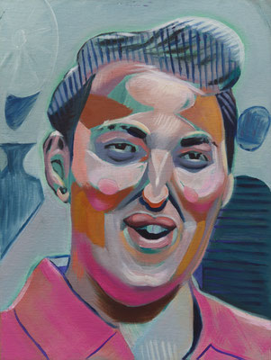 Guido Prima (the Legacy, Nr 148) --- oil and acrylic on canvas --- 30,5 cm x 40,6 cm --- 2023
