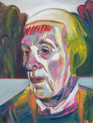 Otis Goodall (the Legacy, Nr 76) --- oil on canvas --- 30,5 cm  x 40,6 cm --- 2020