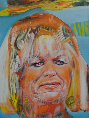Kim Rosenquist (the Legacy, Nr 153) --- oil and acrylic on canvas --- 30,5 cm x 40,6 cm --- 2023