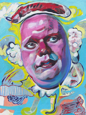 Sywert Wurst (the Legacy, Nr 142) --- oil and acrylic on canvas --- 30,5 cm x 40,6 cm --- 2023
