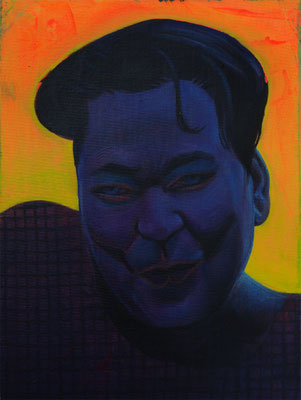 Kim Jun-suh (the Legacy, Nr 134) --- oil and acrylic on canvas --- 30,5 cm x 40,6 cm --- 2022 --- sold