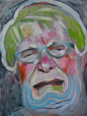 Berdine St Laurent (the Legacy, Nr 170) --- acrylic and oil on panel --- 30,5 x 40,6 cm --- 2024