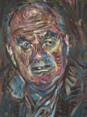 Boris Gorbachev, (the Legacy, Nr 24) --- oil on  canvas ---  30,5 cm  x 40,6 cm --- 2018