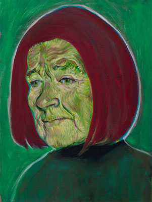 Catherine Zeta Thompson (the Legacy, Nr 84) --- oil on canvas --- 30,5 cm x 40,6 cm --- 2021