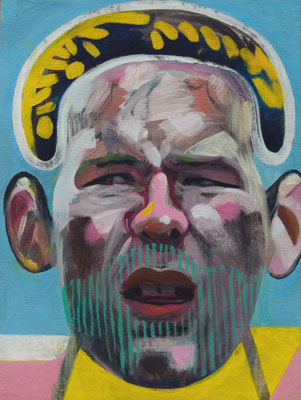 Ben Gandolfini (the Legacy, Nr 165) --- oil and acrylic on canvas --- 30,5 cm x 40,6 cm --- 2024