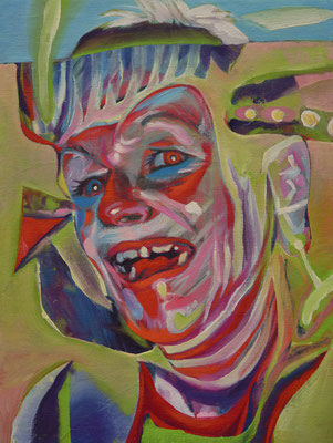 Mallory Hayworth (the Legacy, Nr 108) --- oil and acrylic on canvas --- 30,5 cm x 40,6 cm --- 2022