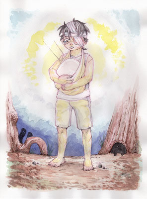 OC Ryuzume Kou (young)Hikaru tamago
