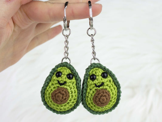 Avocado Schlüsselanhänger von CaroKunterbunt