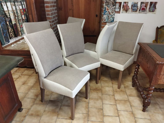 Série de 6 chaises modernes