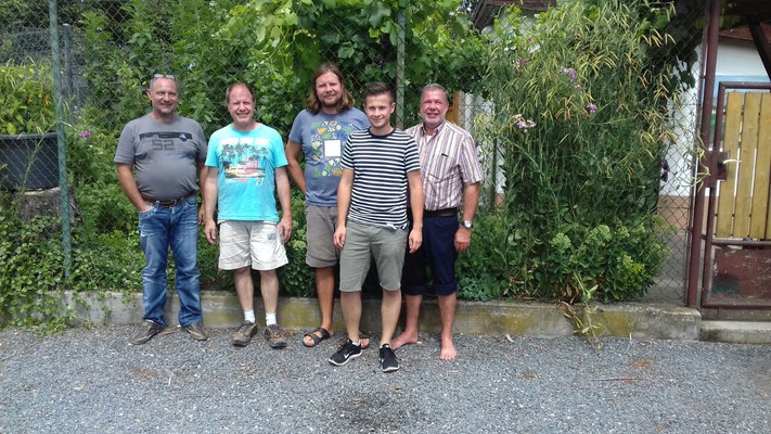 Mario Merten zu Besuch bei Familie Rotschadl