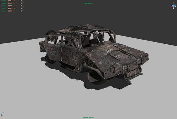 The damage model of the humvee. Pretty quick & dirty this one.