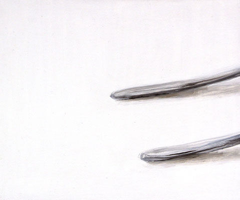Esszeug / Öl auf MDF / 22 x 26 cm / 2023