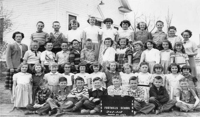 Foothills School, 1953-1954