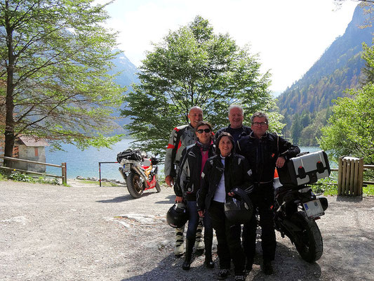 Lago del Predil (Ernst, Tanja, Hilde, Michael, Peppal)