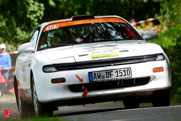 WP1 der 45. ADAC Rallye Oberehe
