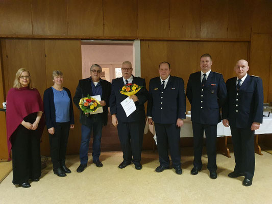 Ehrenzugführer und Ehrenamtswehrführer