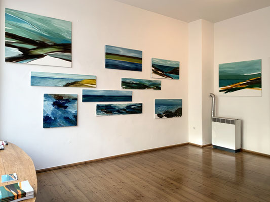 Ausstellung Monika Humm - Sehnsuchtsorte in der Galerie Michael Heufelder, 2025