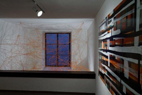 Ausstellungsrundgang transformation urban Ganserhaus, Wasserburg  Foto: Monika Humm