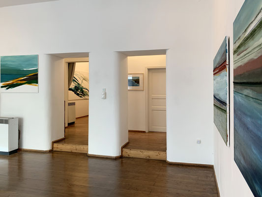 Ausstellung Monika Humm - Sehnsuchtsorte in der Galerie Michael Heufelder, 2025