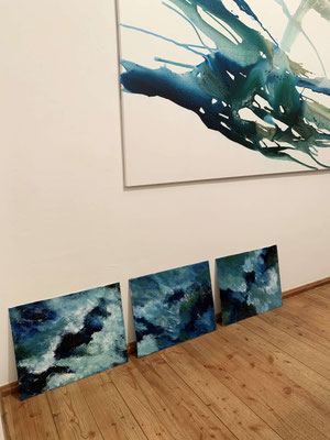 Ausstellung Monika Humm - Sehnsuchtsorte in der Galerie Michael Heufelder, 2025