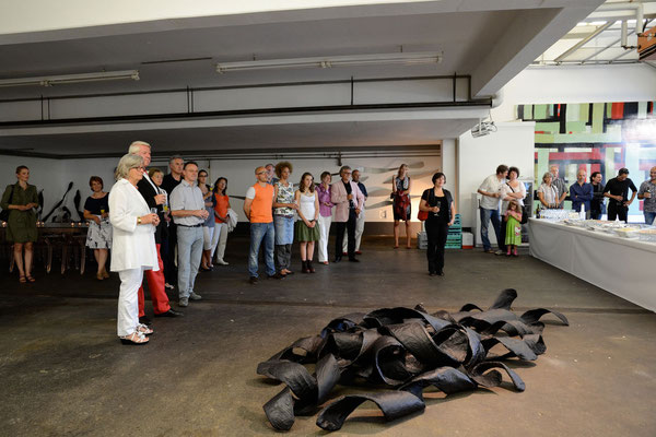Eröffnung am 5.7.2012: Monika Humm transition Foto: Saskia Buschke