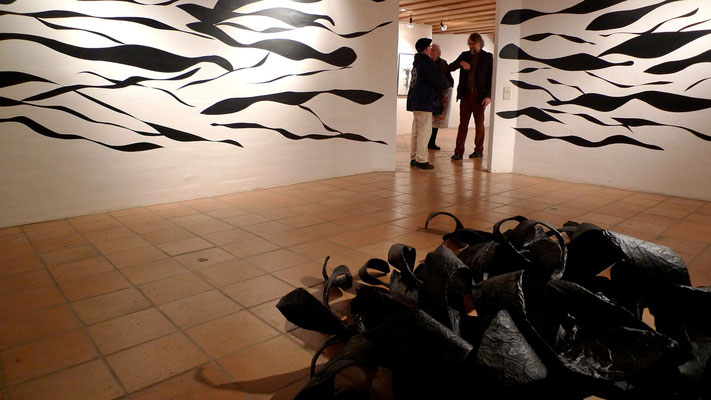 Monika Humm Rauminstallation seaweed, Große Rathausgalerie, KV Landshut 2012