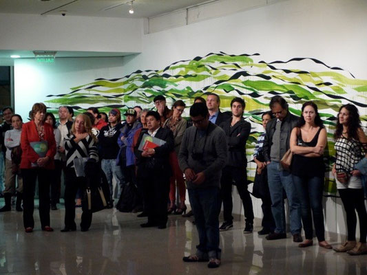 Ausstellungseröffnung Pangaea, am 5.3.2013, Arte Actual, Quito, Ecuador