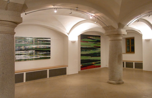 Ausstellungsrundgang: Monika Humm, Bewegungen im Strom, Rathausgalerie Wolnzach