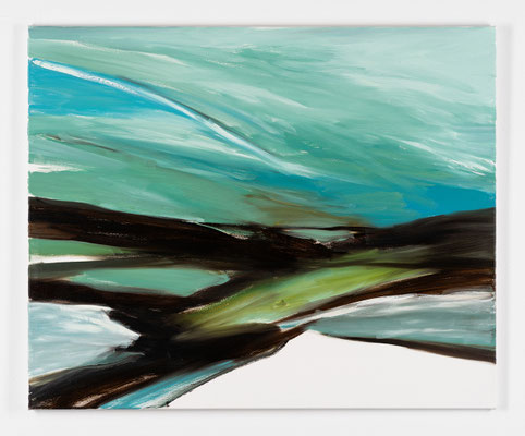 Monika Humm, Landscapes - Places of Longing 1, 2020, Öl auf LW, 90 x 110 x 2 cm