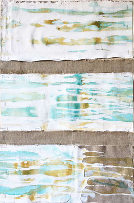 Monika Humm, Going on 79, 2020, Mischtechnik in Acryl auf Leinwand 